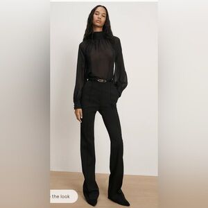 New Veronica Beard Gracie Belted Flare Pant